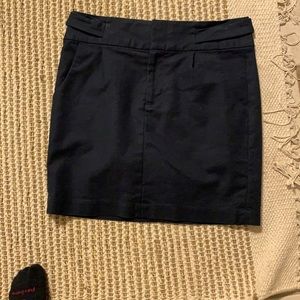 Banana republic navy skirt